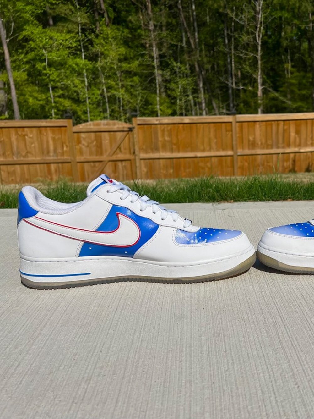 Nike air force 1 low New Jersey Nets hardwood classics 100% authentic - Picture 12 of 14